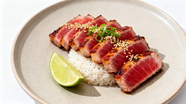 Savory Ahi Tuna Recipe | Air Fryer Tuna Steak with Bold Flavor