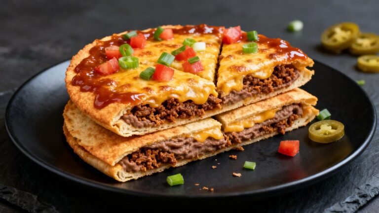 Taco Bell Mexican Pizza Recipe | Crispy Homemade Copycat Taco Pizza