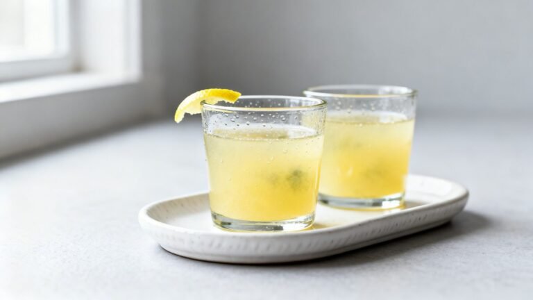 Zesty Ginger Shots Recipe | Healthy Homemade Ginger and Lemon Drink