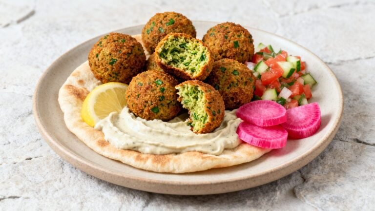 Crispy Authentic Falafel Recipe | Easy Mediterranean Chickpea Dinner