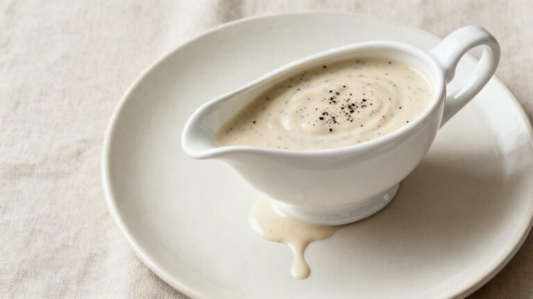 Rich Homemade Gravy Recipe | Easy Country White Gravy Sauce